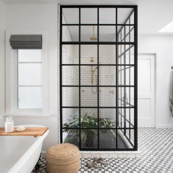 idee bagno vetrata
