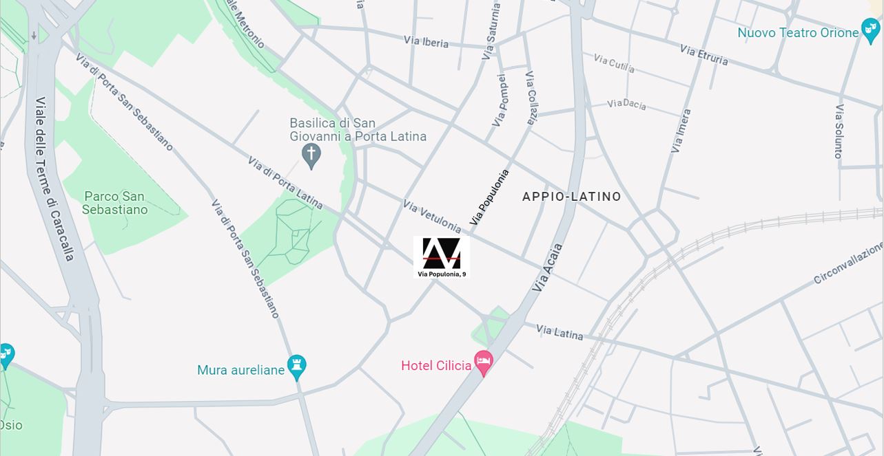 Mappa Studio di architettura Roma